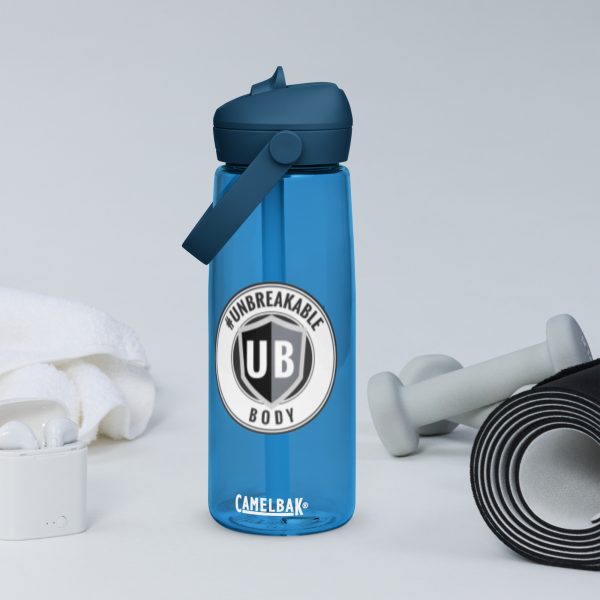 #UNBREAKABLE Flip Straw Water Bottle – 25oz of Power & Purpose