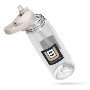 "#UNBREAKABLE BODY" Flip Straw Water Bottle – Hydration Built for the Build