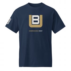 "#UNBREAKABLE BODY" DryBlend® Logo T-Shirt – Performance Driven by Purpose