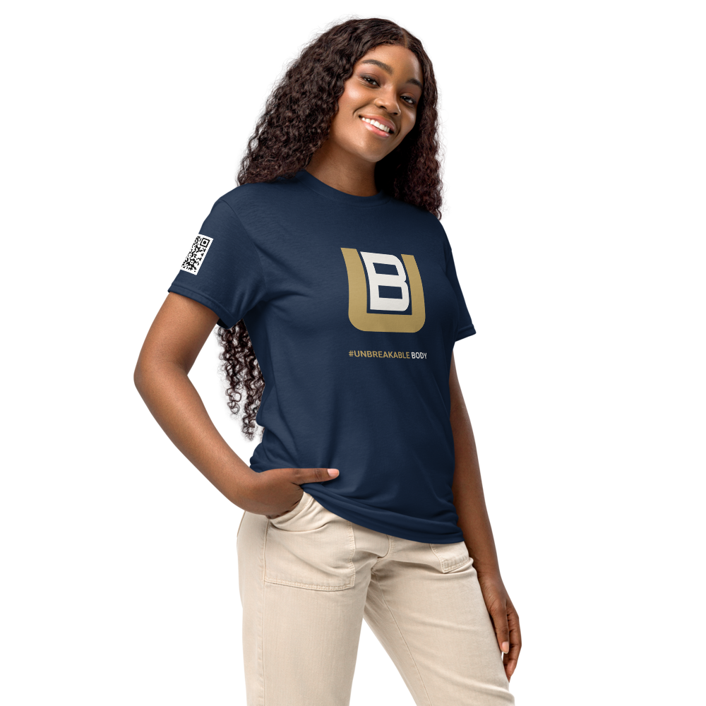 "#UNBREAKABLE BODY" DryBlend® Logo T-Shirt – Performance Driven by Purpose - Image 6