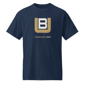 "#UNBREAKABLE BODY" DryBlend® Logo T-Shirt – Performance Driven by Purpose