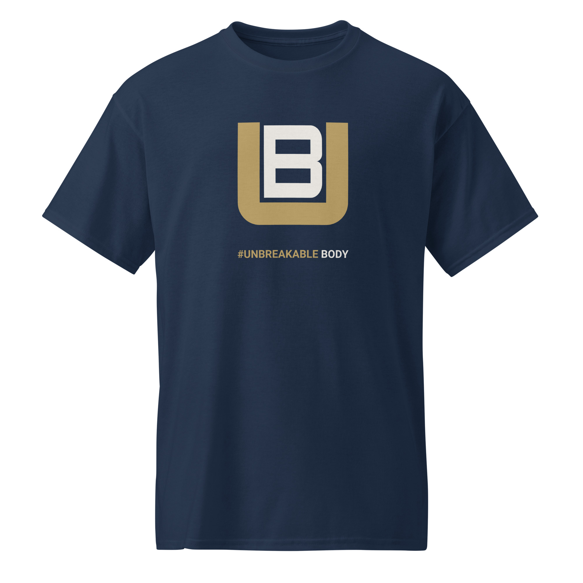 "#UNBREAKABLE BODY" DryBlend® Logo T-Shirt – Performance Driven by Purpose